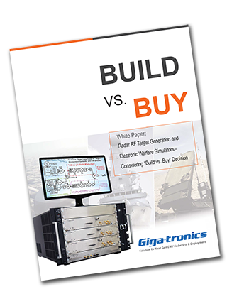 White paper - Radar RF Target Generator and Electronic Warfare Solution - considering Build vs Buy decision